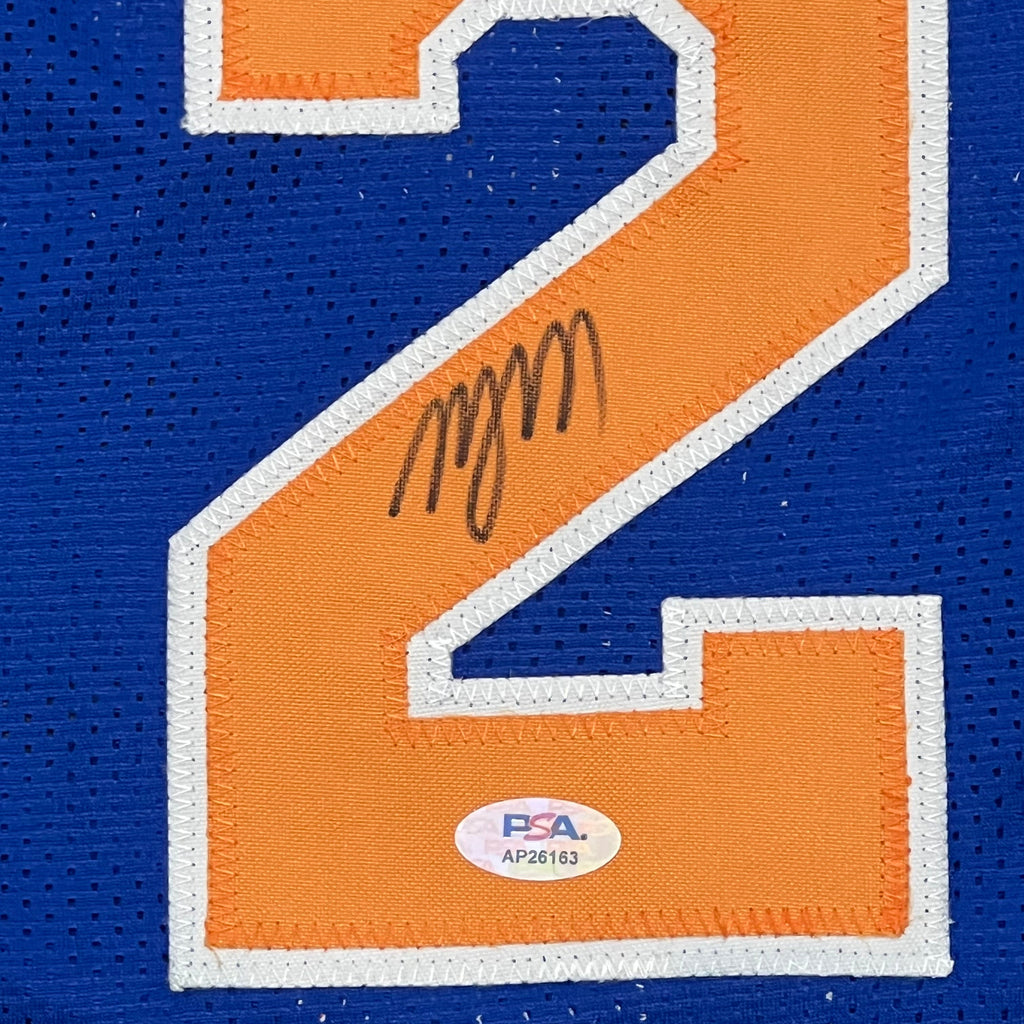 Miles Mcbride Signed Jersey PSA New York Knicks Autographed