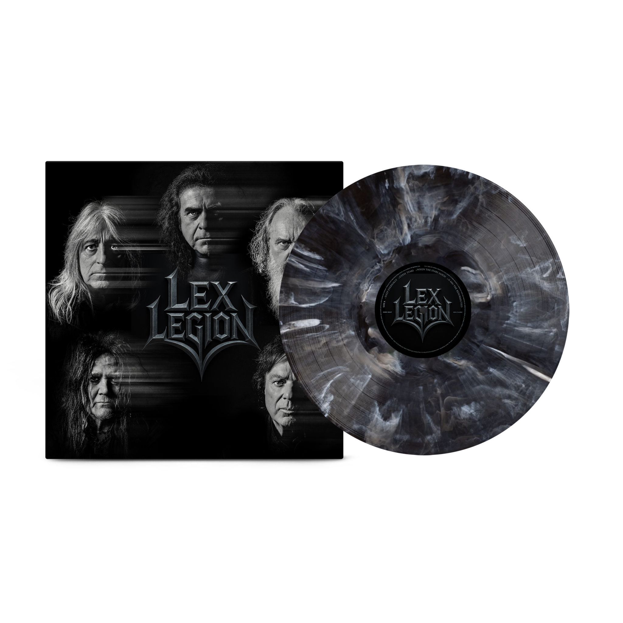 Lex Legion - “Lex Legion” Ashen Marble Vinyl Record