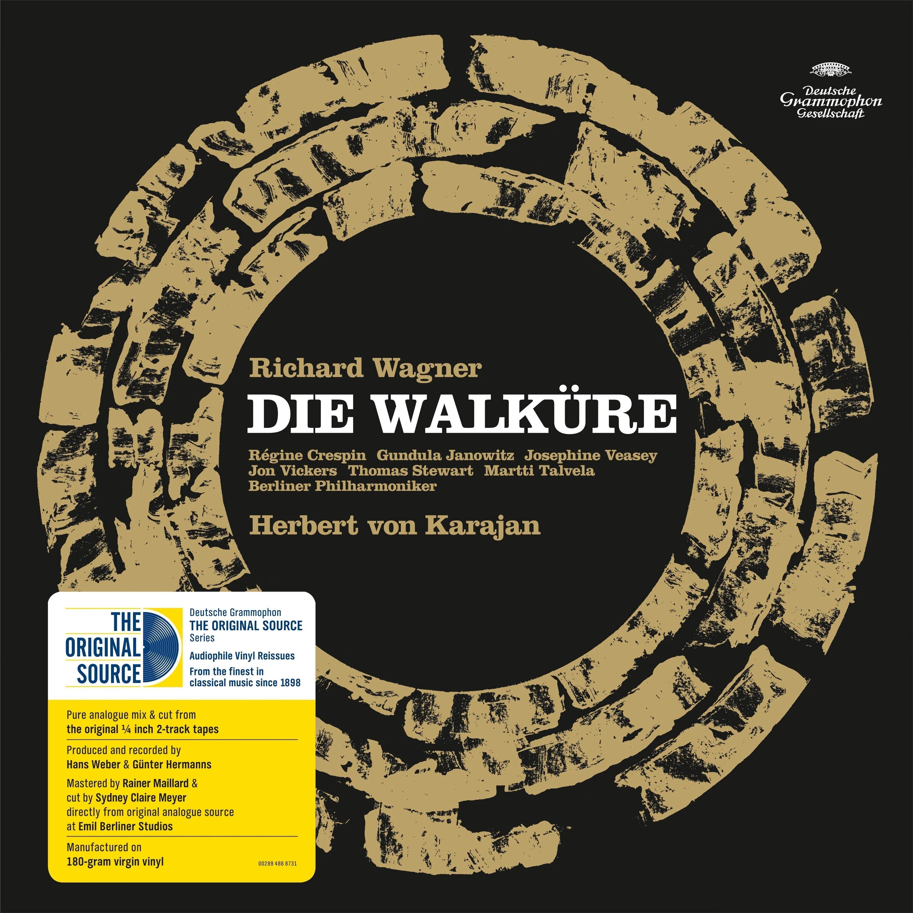 Berliner Philharmoniker/Herbert von Karajan - Wagner: Die Walkure (The Original Source Series) (180G) [5LP] Vinyl Record