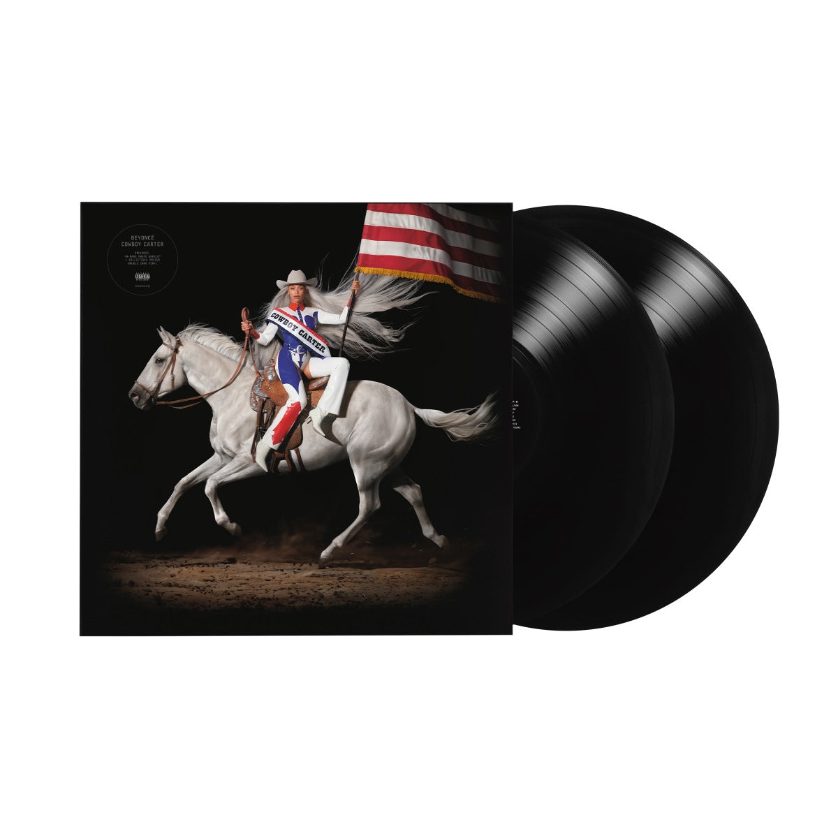Beyonce Cowboy Carter Official Vinyl [Explicit Content] (180 Gram Vinyl, Booklet, Poster) (2 Lp's) Vinyl Record