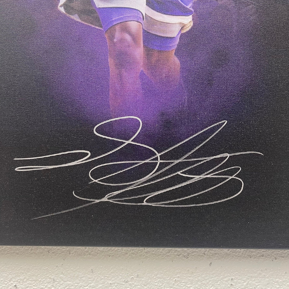 De'Aaron Fox Sacramento Kings Signed NBA Basketball Canvas Print PSA Autographed