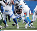 Dillon Johnson Signed Carolina Panthers Football 8x10 Photo PSA Autographed