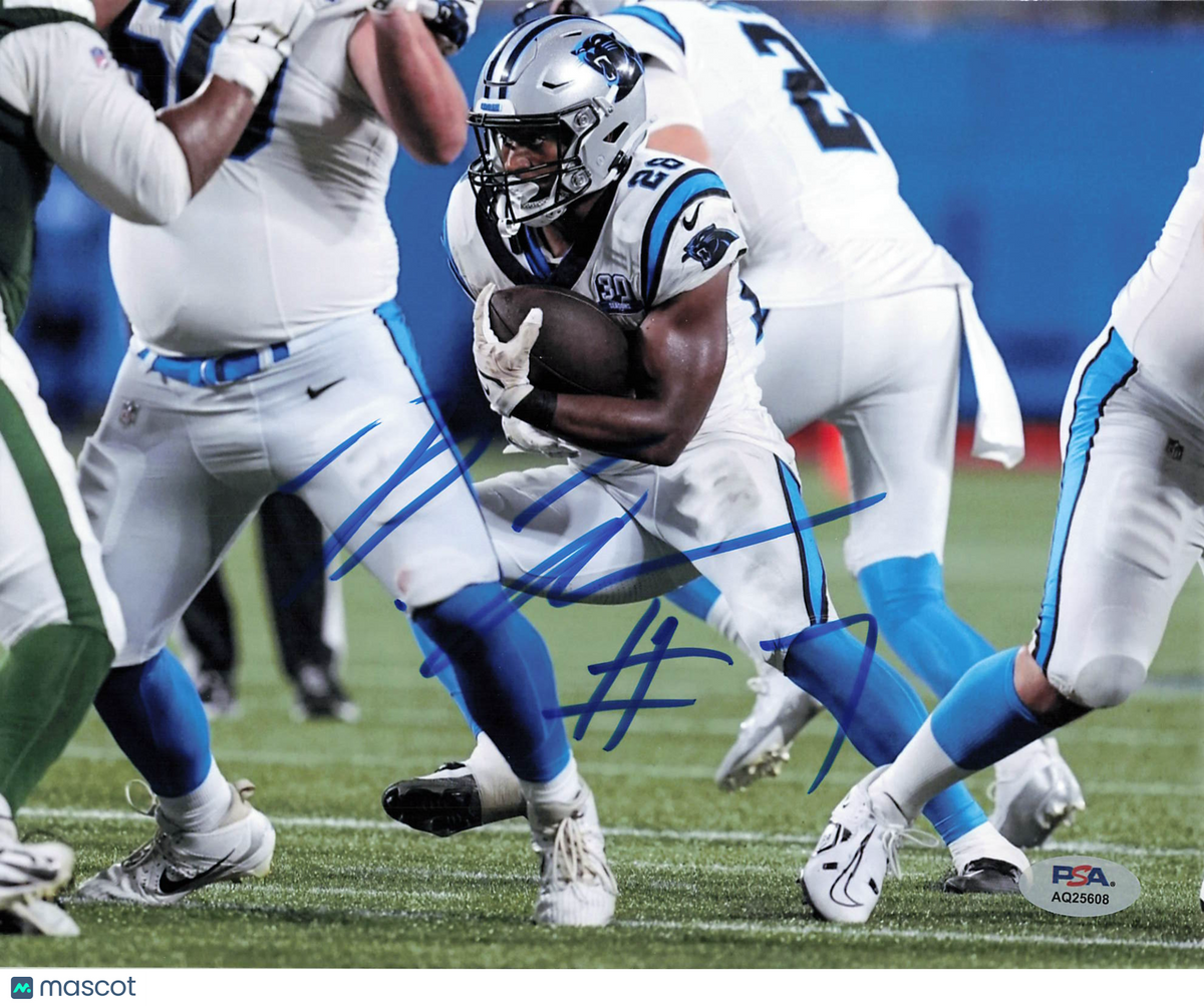 Dillon Johnson Signed Carolina Panthers Football 8x10 Photo PSA Autographed
