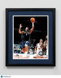 Marcus Williams New Jersey Nets Signed Basketball 8x10 Custom Framed Photo PSA
