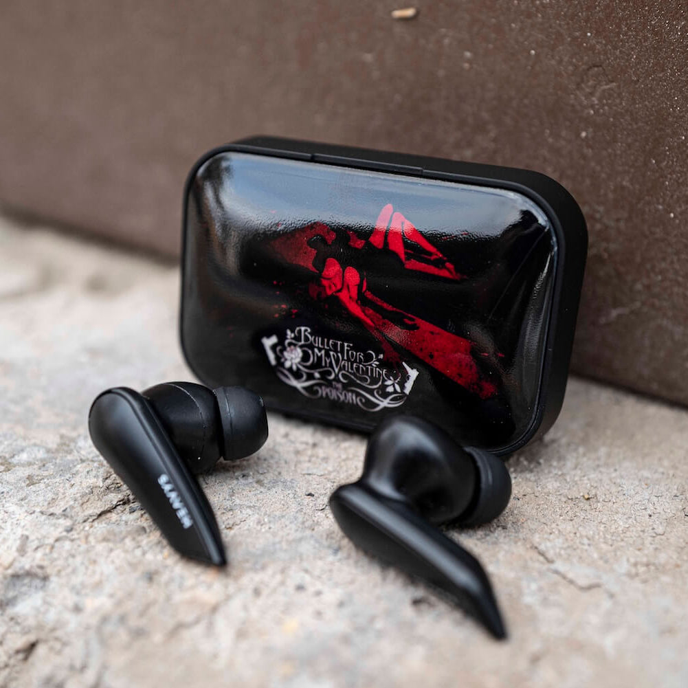 Bullet for My Valentine Poison Anniversary Limited Edition HEAVYS Headphone Shells & Headphone Bundle