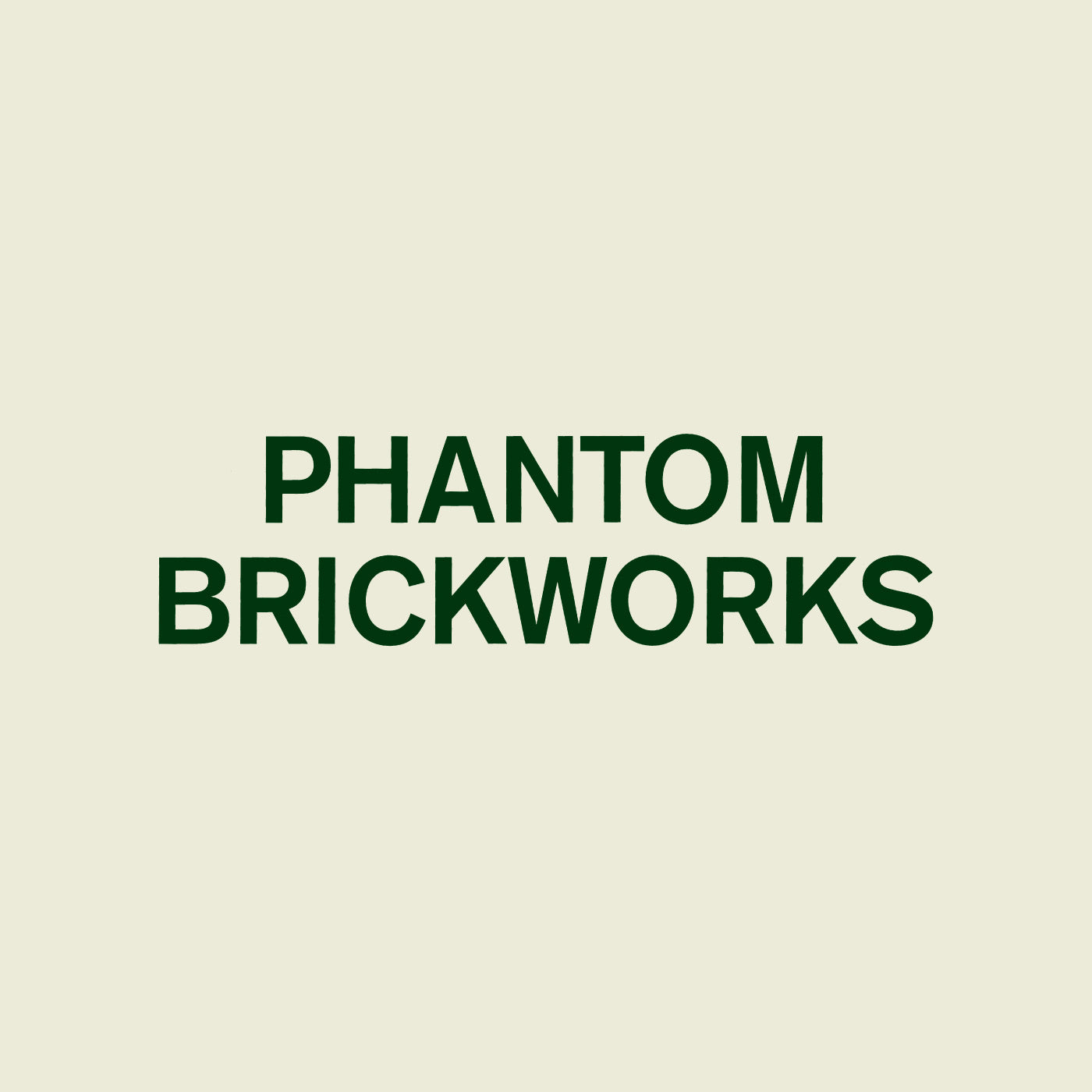 Phantom Brickworks Music CD