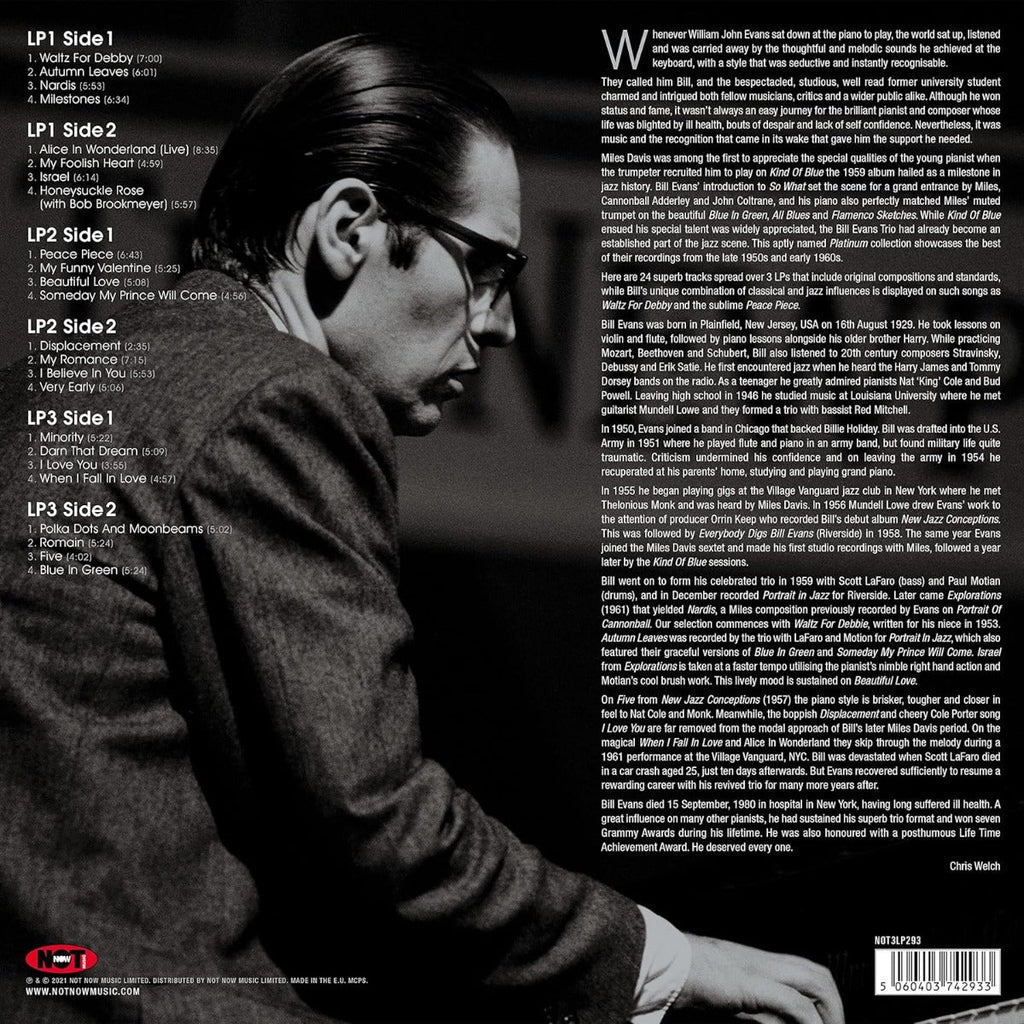 Bill Evans - Platinum Jazz (Silver Vinyl) [Import] (3 Lp's) Vinyl Record