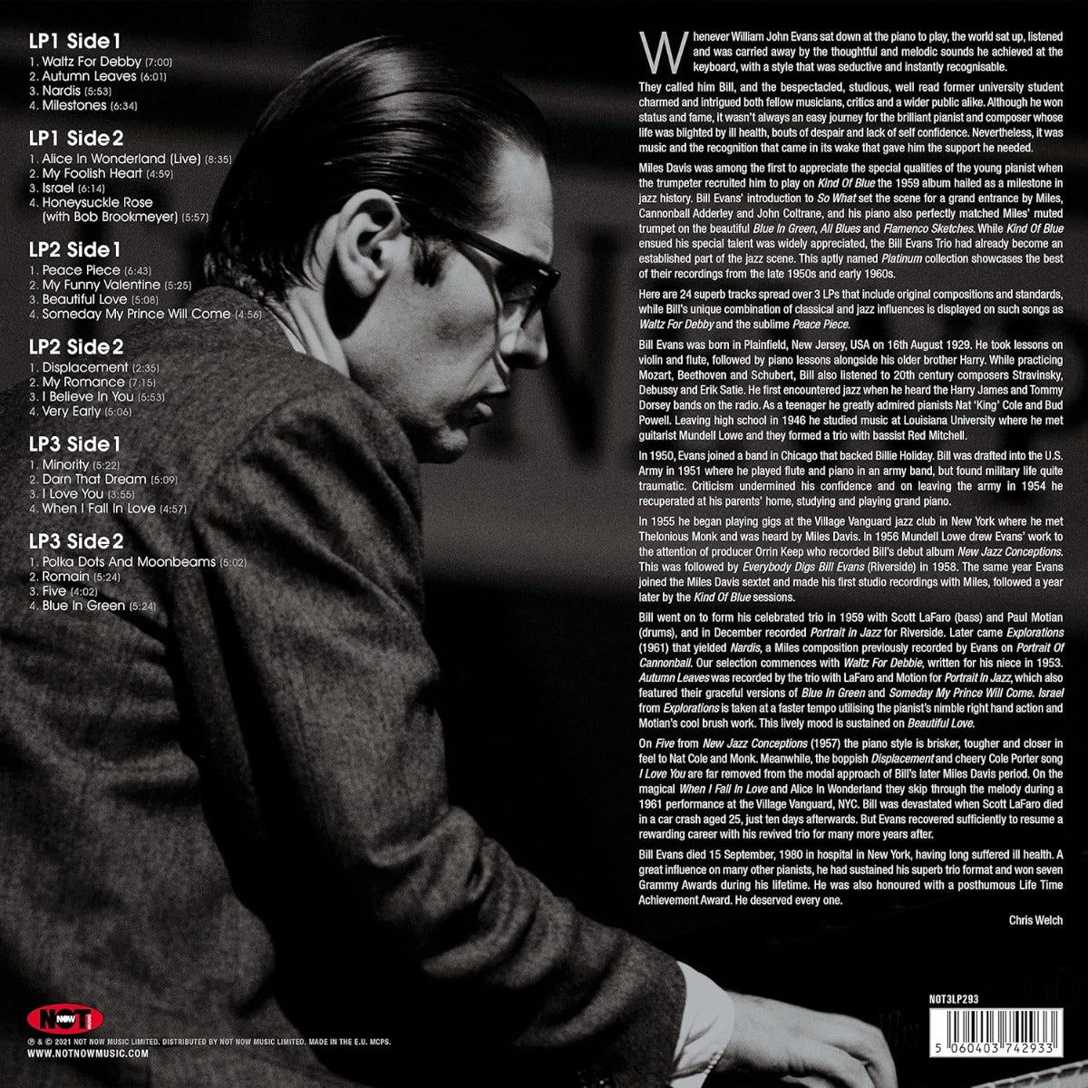 Bill Evans - Platinum Jazz (Silver Vinyl) [Import] (3 Lp's) Vinyl Record