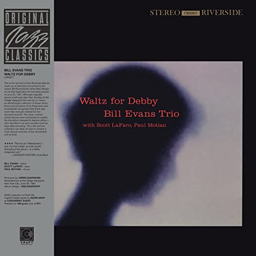 Bill Evans Trio - Waltz For Debby (Original Jazz Classics Series) [LP] Vinyl Record