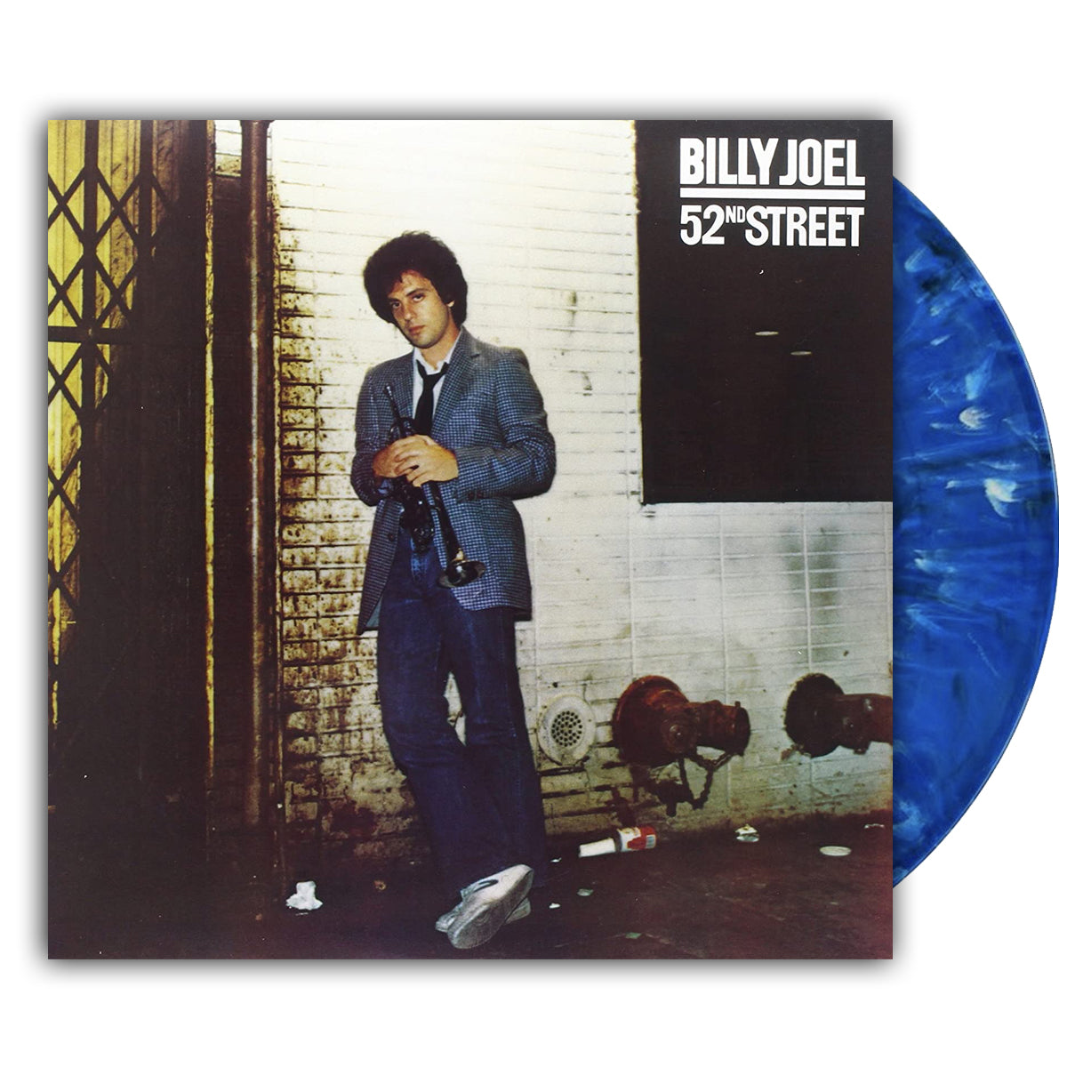 Billy Joel - 52nd Street (Blue Swirl Vinyl with 12"x12" Photo Insert) Vinyl Record