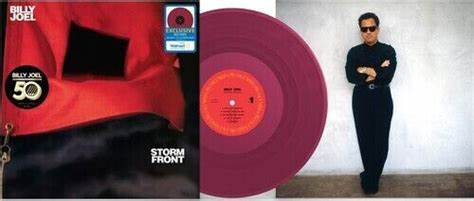 Billy Joel - Storm Front (Red Vinyl With 12"x12" Photo Insert) Vinyl Record