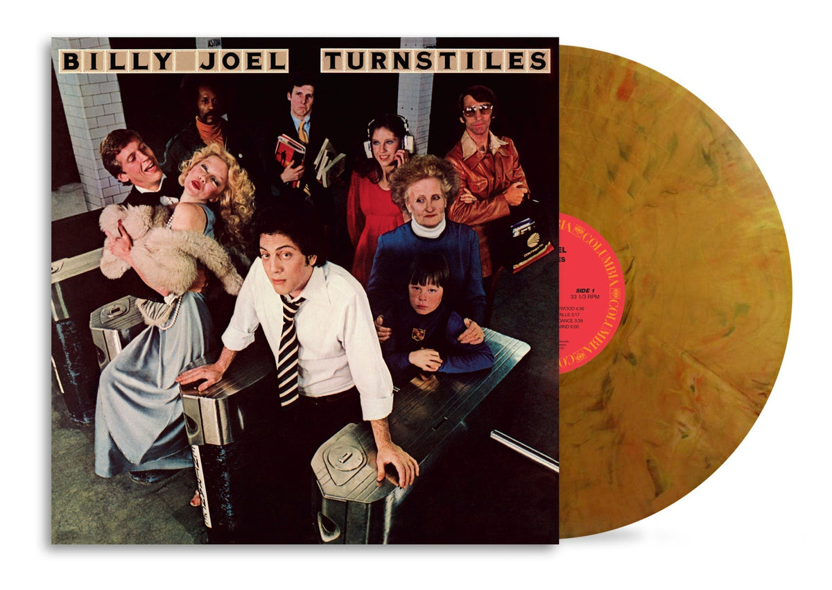 Billy Joel - Turnstiles (Indie Exclusive) [Subway Token Gold Vinyl] Vinyl Record