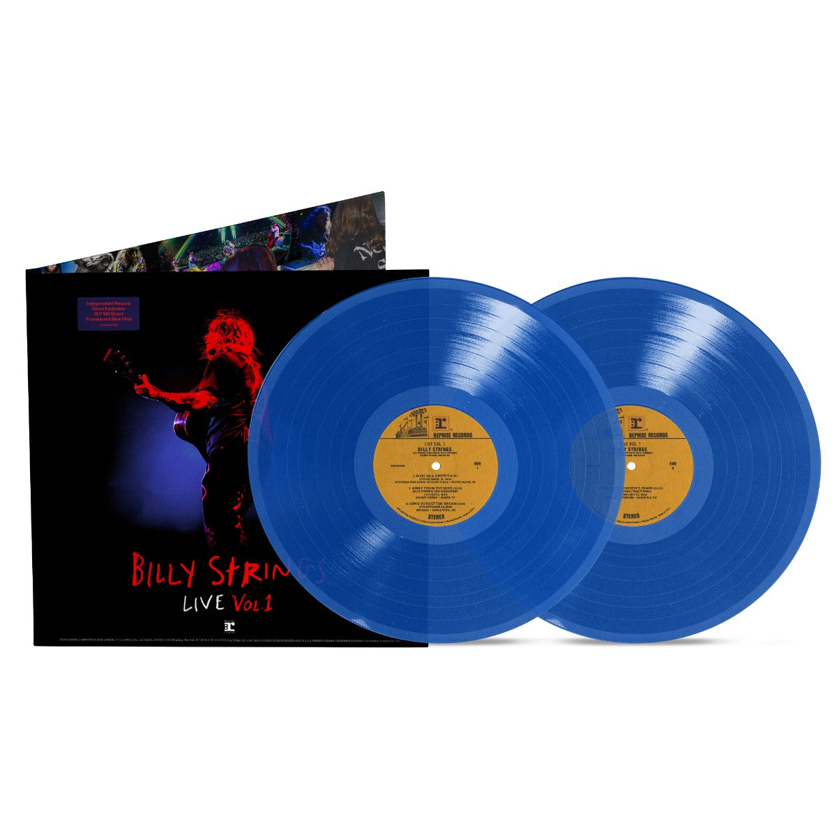 Billy Strings Live Vol 1 (Indie Exclusive, Translucent Blue180 Gram Vinyl) (2 Lp's) Vinyl Record