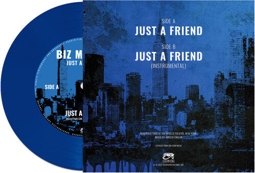 Just A Friend (Colored Vinyl, Blue, Remixed, Remastered) (7" Single) | Mint (M) Mint (M)