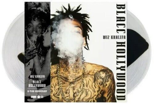 Wiz Khalifa Blacc Hollywood (Limited Ed., Numbered, Blacc Tattoo Ink-In-Clear 2LP w/OBI) Vinyl Record