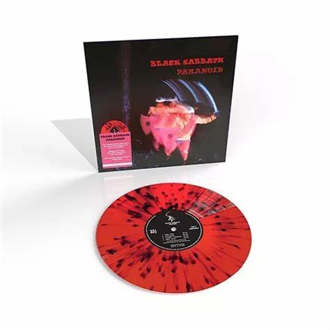 Paranoid (Limited Edition, Red & Black Splatter Colored Vinyl) [Import] Vinyl Record