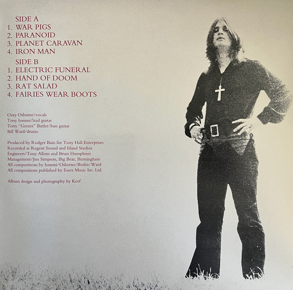 Black Sabbath Paranoid BMG, Sanctuary LP, Album, RE, RP, 180 Mint (M) Mint (M)