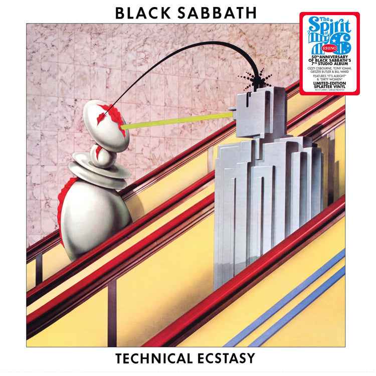 Black Sabbath - Technical Ectasy (Spirit Of '76, Brick & Mortar Exclusive) [Clear With Green/Black Splatter Vinyl] Vinyl Record