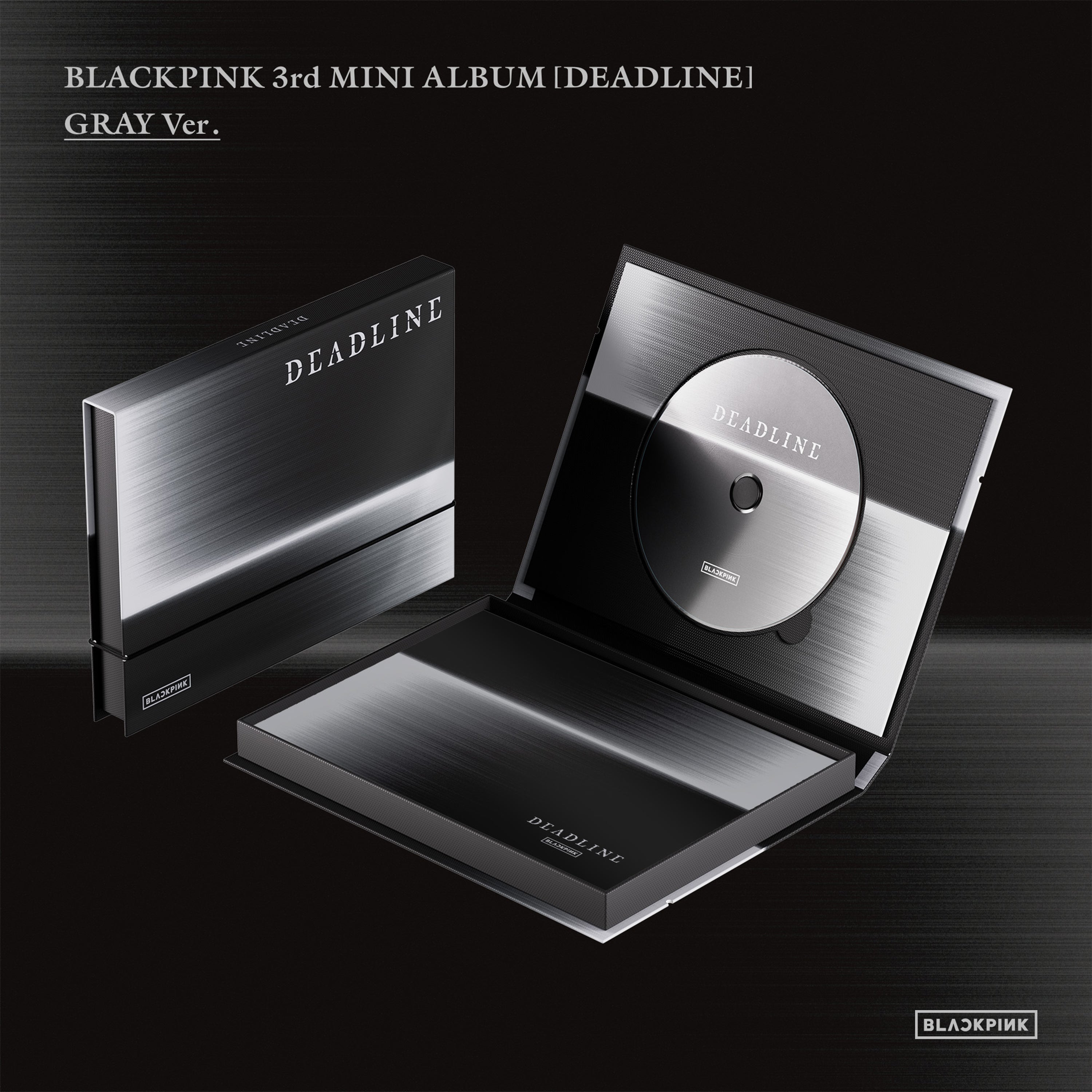 Blackpink 3Rd Mini Album [Deadline] Gray Ver. (CD) |