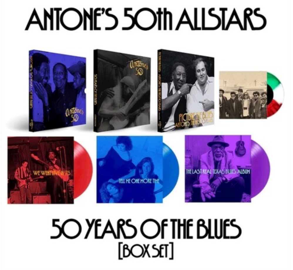 Antones: 50 Years Of The Blues (Purple Blue And Red 4xVINYL) | Mint (M) Mint (M)