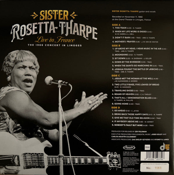 Sister Rosetta Tharpe - Live In France: The 1966 Concert In Limoges (VINYL RSD) |