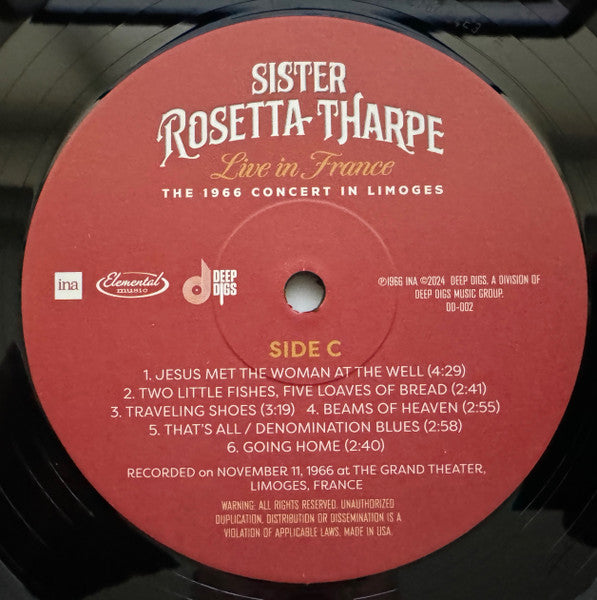 Sister Rosetta Tharpe - Live In France: The 1966 Concert In Limoges (VINYL RSD) |