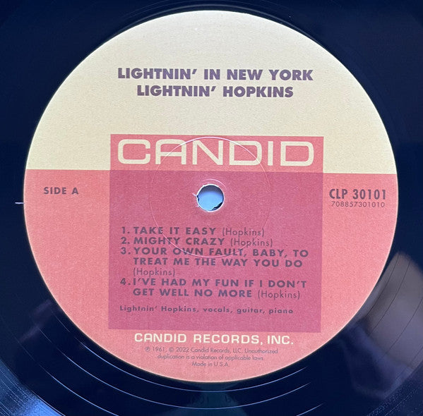Lightnin' In New York | Mint (M) Mint (M)