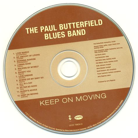 BUTTERFIELD BLUES BAND - (PRESALE 6/26/26) Keep On Moving (SACD) | Mint (M) Mint (M)