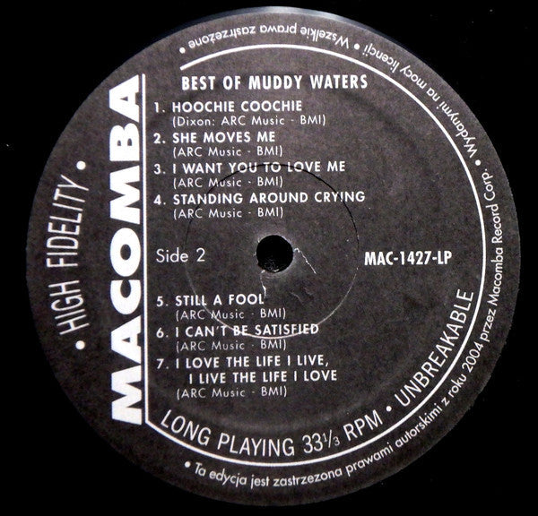Muddy Waters - The Best Of Muddy Waters (VINYL) | Mint (M) Mint (M)