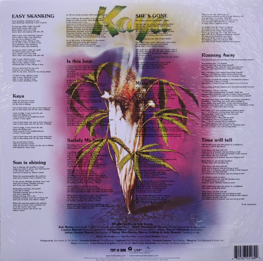 Bob Marley – Kaya (LP Vinyl) Vinyl Record