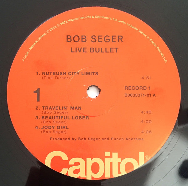 Bob Seger And The Silver Bullet Band Live Bullet Capitol Records, UMe, Hideout Records (4) 2xLP, Album, RE, RM, Gat Mint (M) Mint (M)