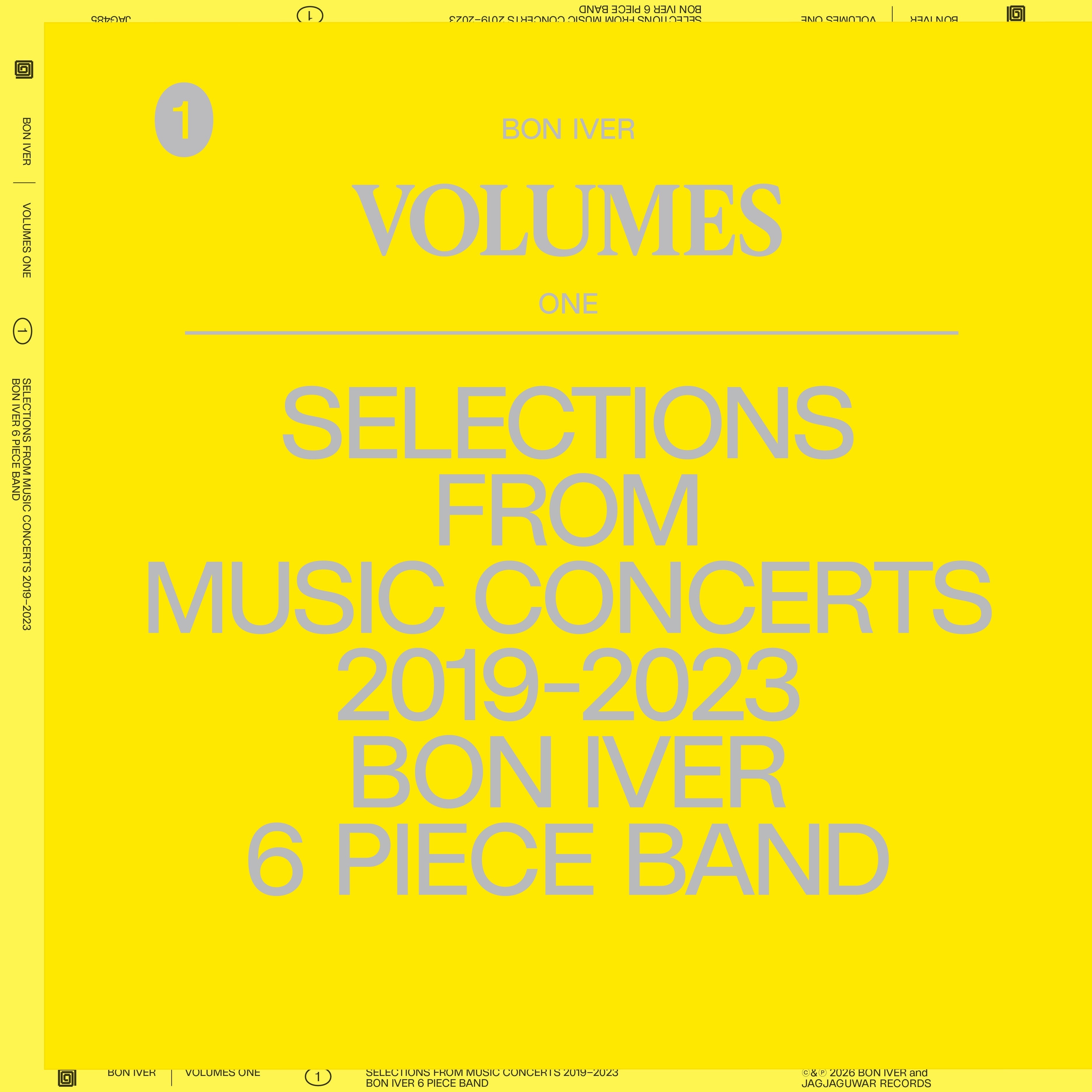 Bon Iver - Volumes: One Selections From Music Concerts 2019-2023 6 Piece Band (VINYL) | Mint (M) Mint (M)