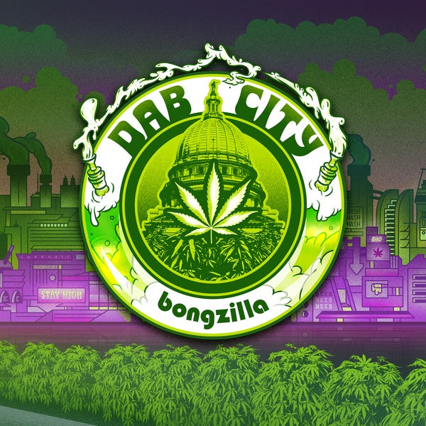 Dab City (Striped Violet/White/Green Vinyl) Vinyl Record