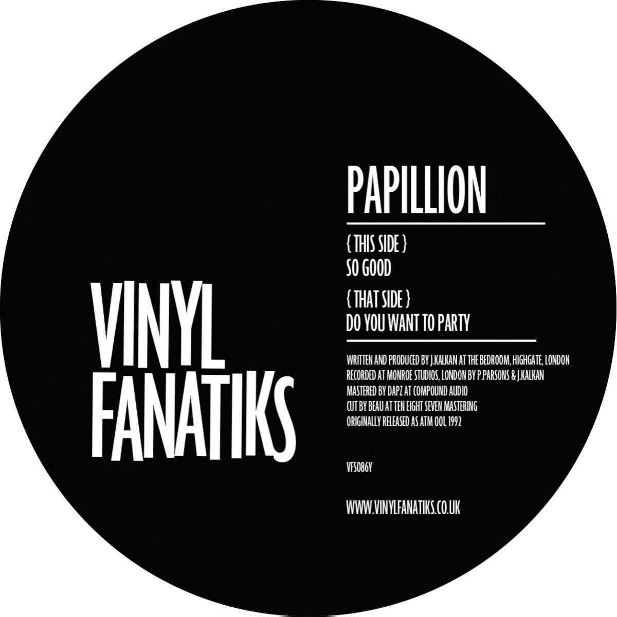 Papillion (DJ Seduction) - (PRESALE 5/22/26) So Good / Do You Want To Party (VINYL) | Mint (M) Mint (M)
