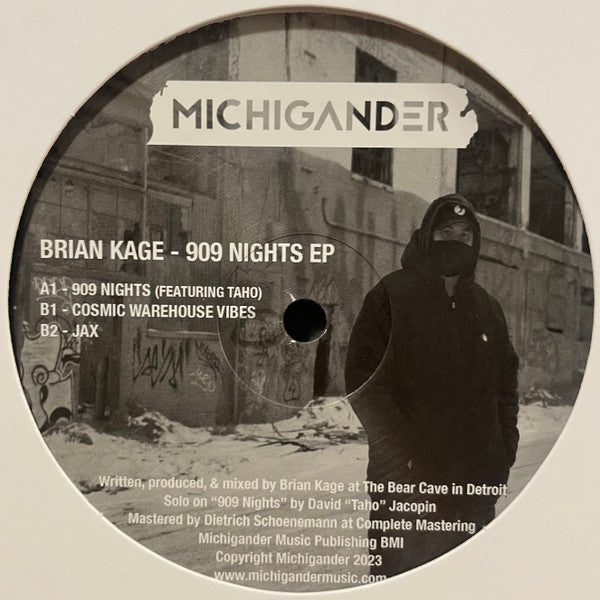 Brian Kage 909 Nights EP Michigander 12", Ltd, Smo Mint (M) Generic