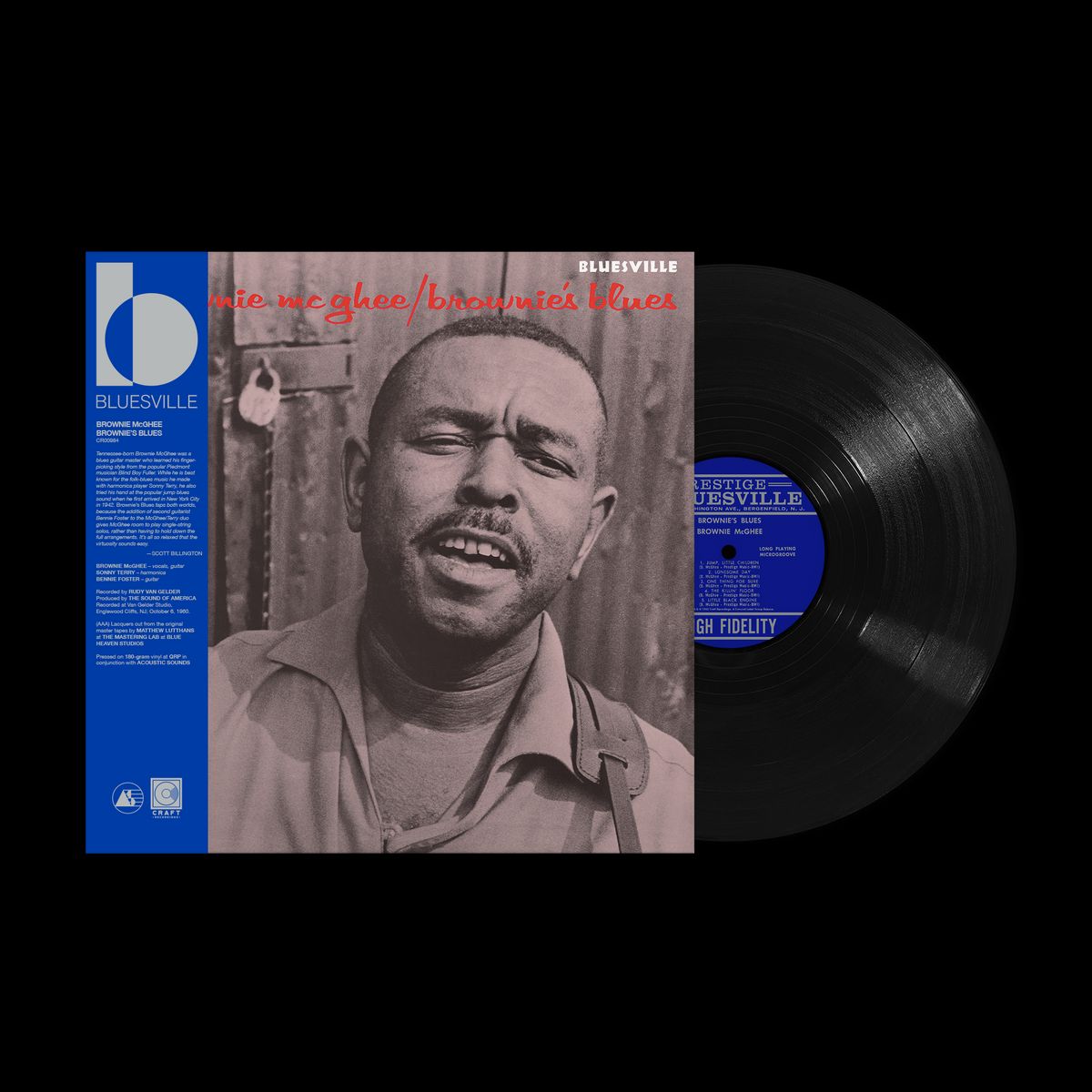PRE-ORDER: Brownie's Blues (Bluesville Acoustic Sounds Series) (180G) [LP] Vinyl Record