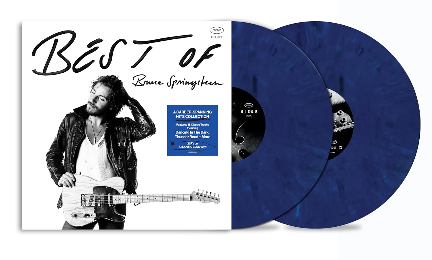 Best Of Bruce Springsteen (Limited Edition, "Atlantic Blue" Colored Vinyl) [Import] (2 Lp's) (Vinyl) Vinyl Record