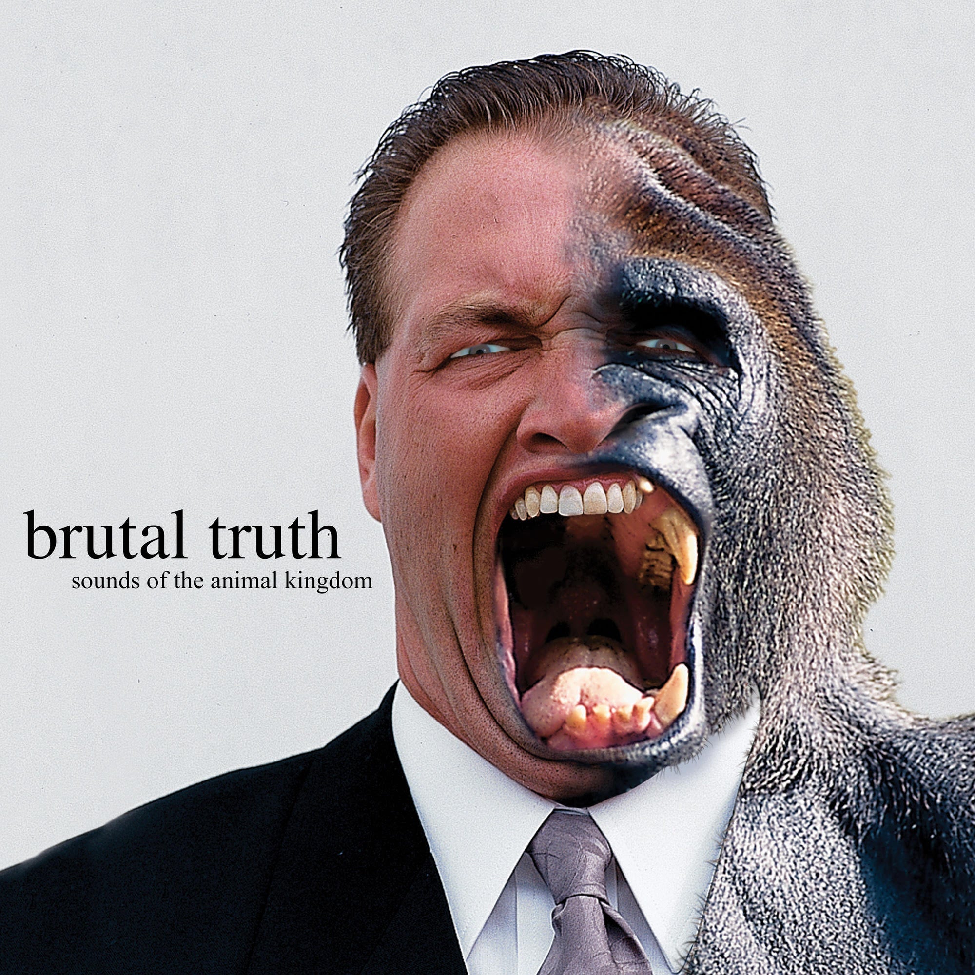 Brutal Truth - Sounds Of The Animal Kingdom (2026 Reissue) [Bone White With Splatter] [2LP] Vinyl Record