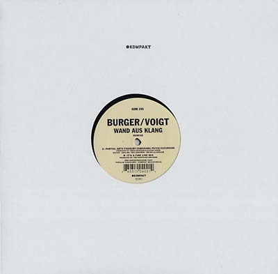 BURGER/VOIGT - Wand Aus Klang Remixe Vinyl Record