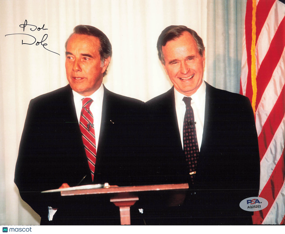 Bob Dole Signed 8x10 Photo PSA Autographed