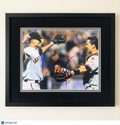 Chris Heston San Francisco Giants Signed 11x14 Custom Framed Photo PSA