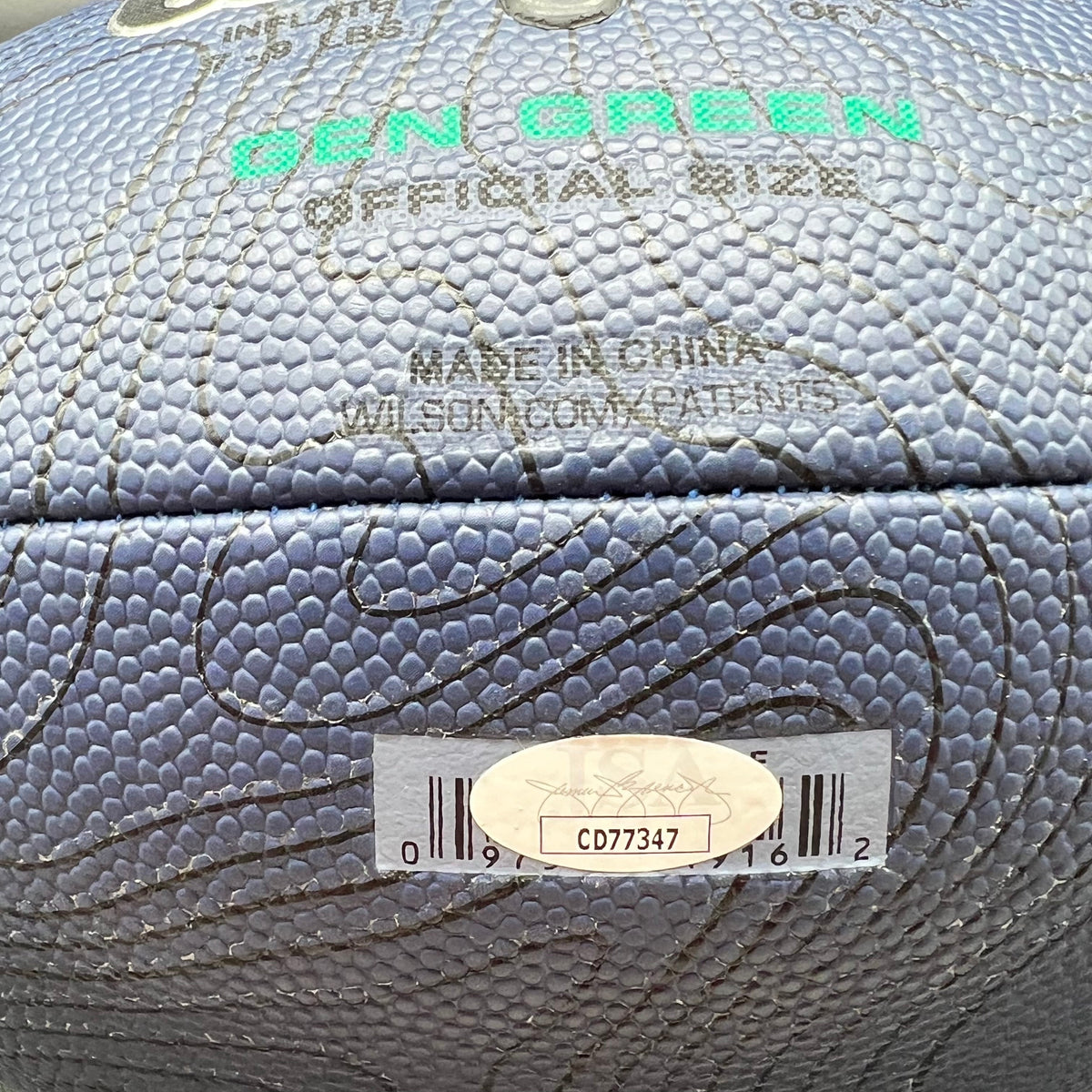 Donovan Edwards Signed Football JSA Michigan Wolverines