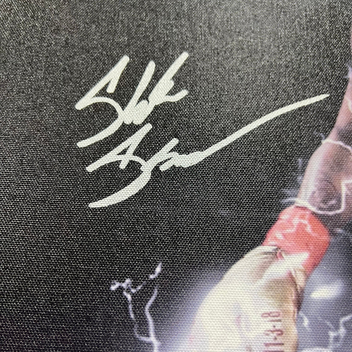 Shakur Stevenson Signed Canvas PSA Autographed Boxing