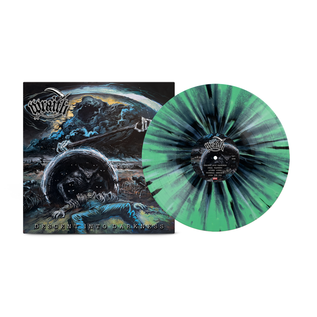 Wraith - Descent Into Darkness O12+ BK/O2 Splatter Vinyl Record