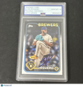 2024 Topps Update Series #US17 Elvis Peguero signed card PSA Auto 10