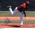 Johan Oviedo Peoria Chiefs Signed 8x10 Photo PSA