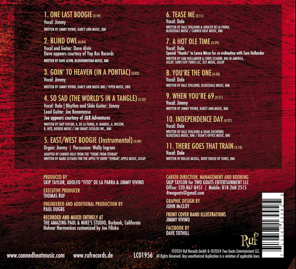 Canned Heat – Finyl Vinyl Music CD