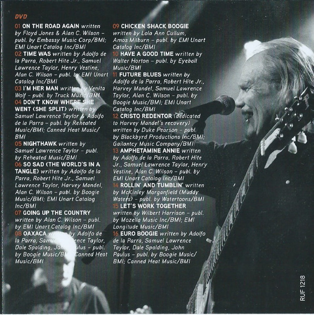 Canned Heat – Songs from the Road (CD & DVD) Music CD