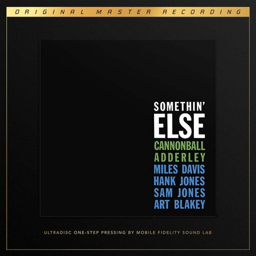 Cannonball Adderley Somethin' Else [MoFi, Ltd, IEX sLP] Vinyl Record