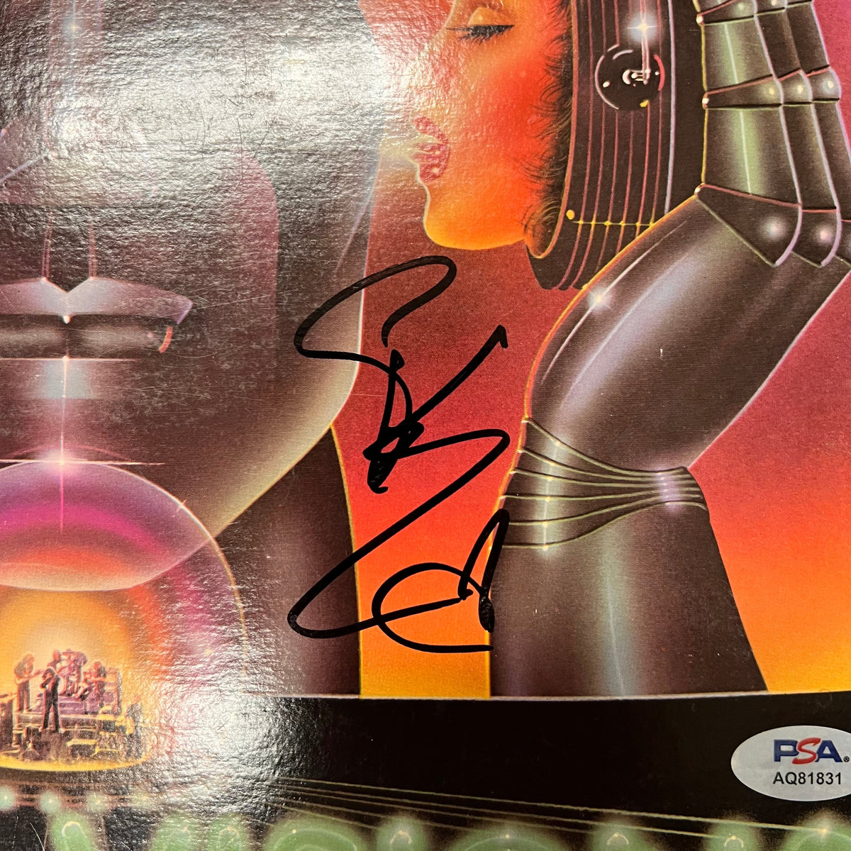 Phil Ehart & Richard Williams Signed Audio-Visions Customed Framed Vinyl PSA